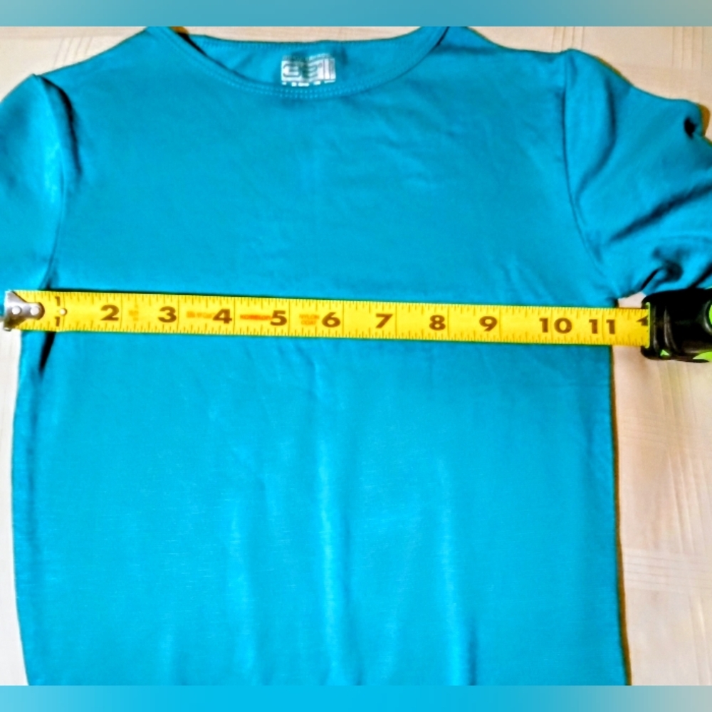 💙 32 Degrees Heat Kid's Heat Base Layer Long Sleeve Crew Neck Lovely Azure Blue - Picture 7 of 7